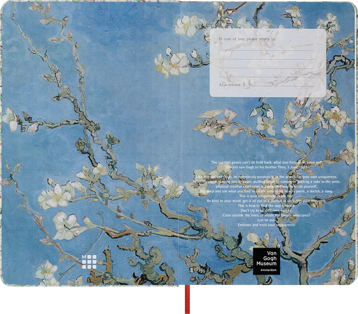Записник Van Gogh Для нарисів середній Канва - Зображення 3