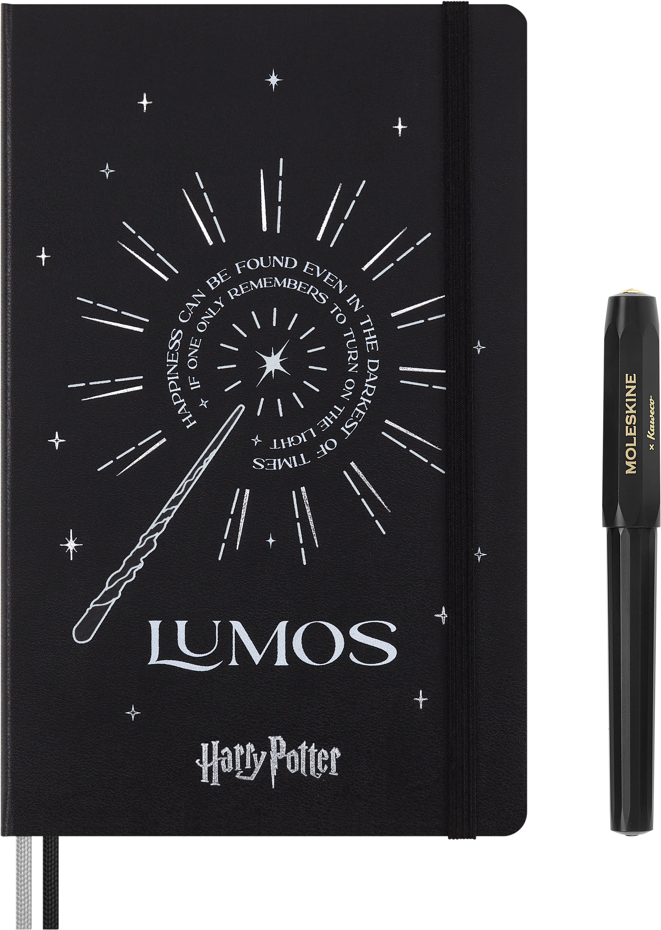 Тематичний набір Harry Potter (Записник средній Lumos + Ручка-ролер Kaweco)