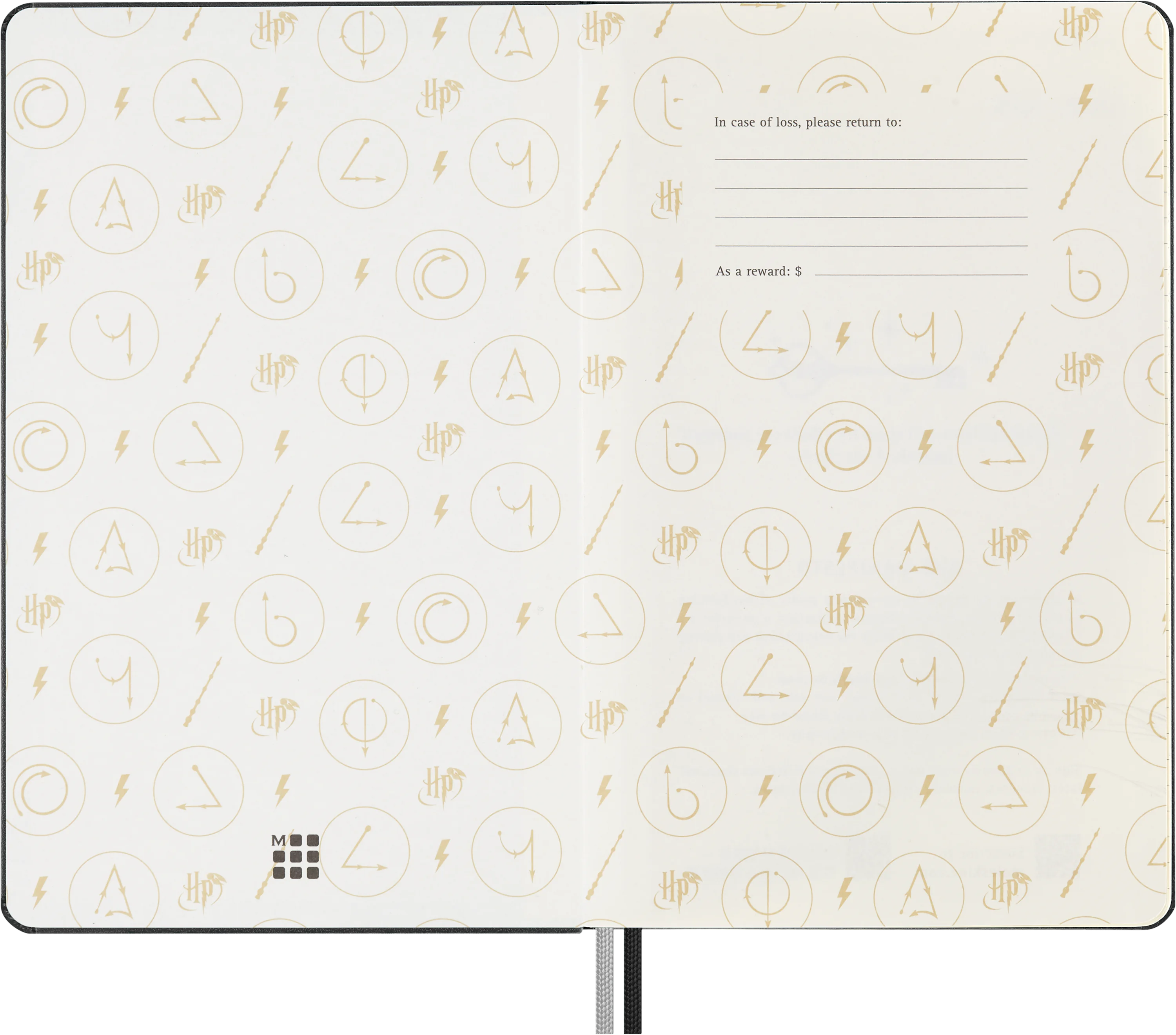 Записник Harry Potter Lumos середній Лінійка - Зображення 4