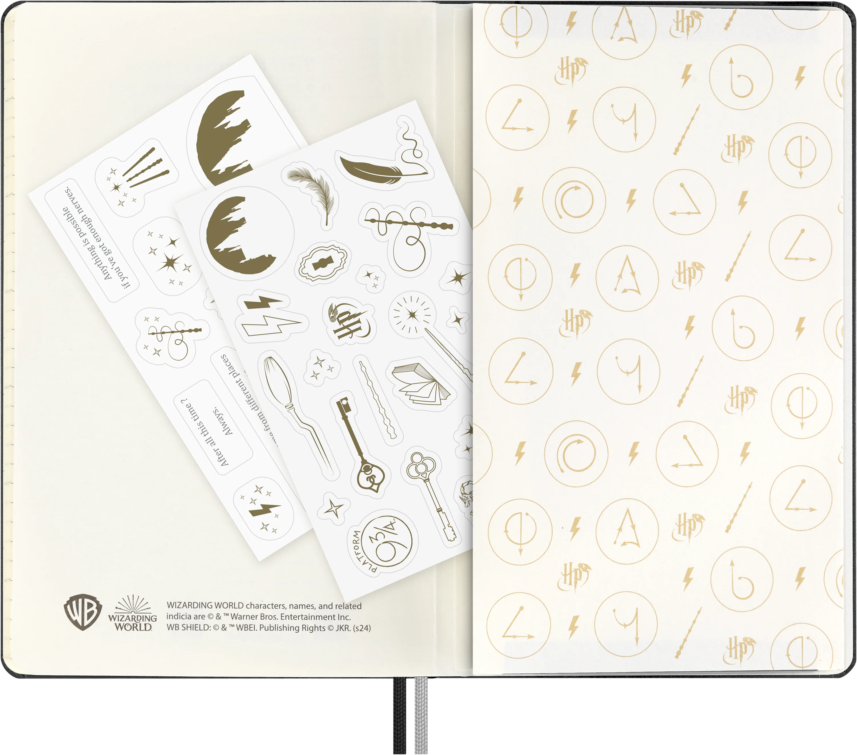 Записник Harry Potter Lumos середній Лінійка - Зображення 7