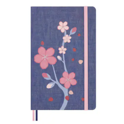 Записник Sakura середній Нелінований Канва