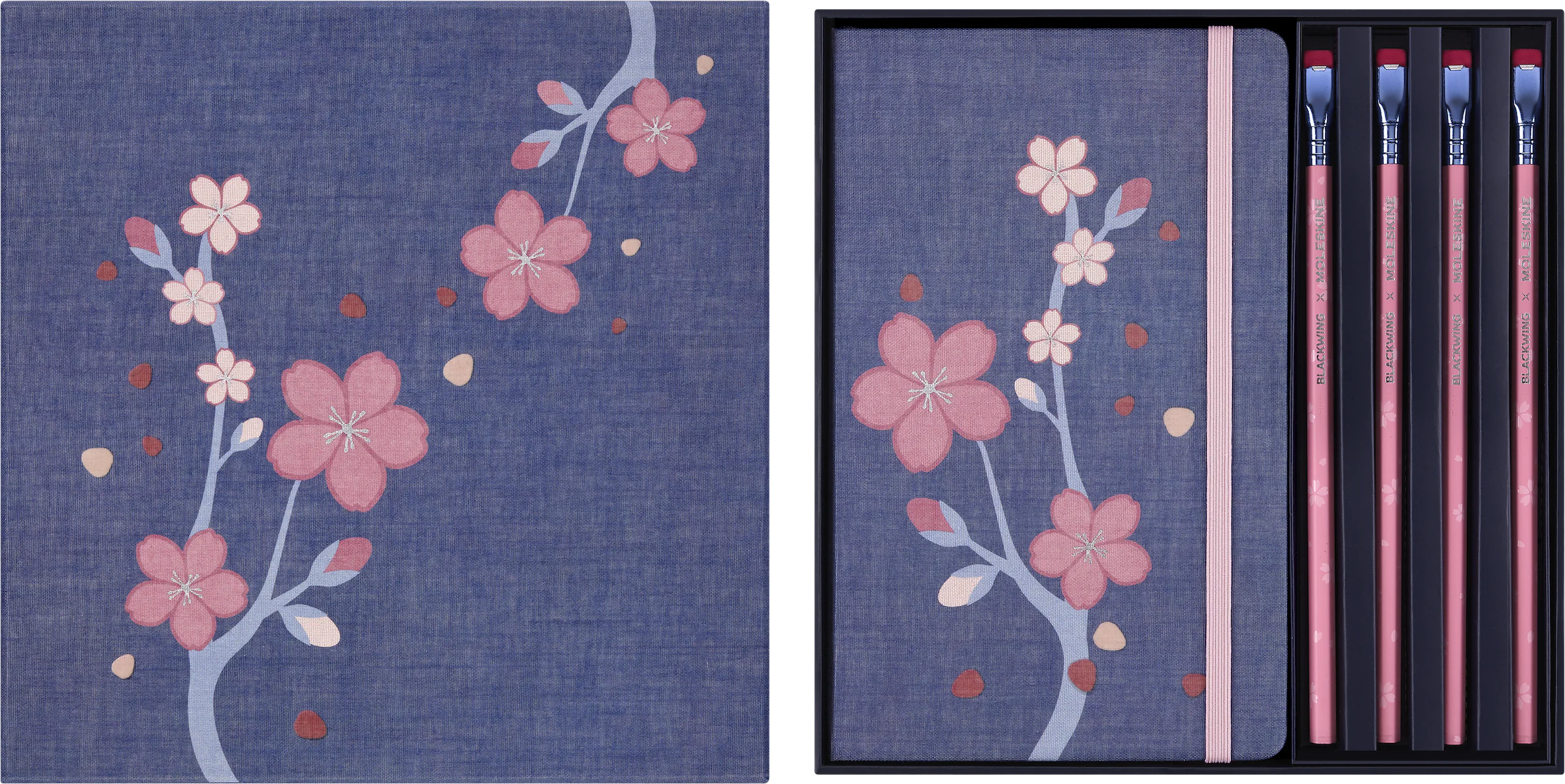 Подарунковий набір Sakura / 2 Записники + 4 Олівці Blackwing - Зображення 3