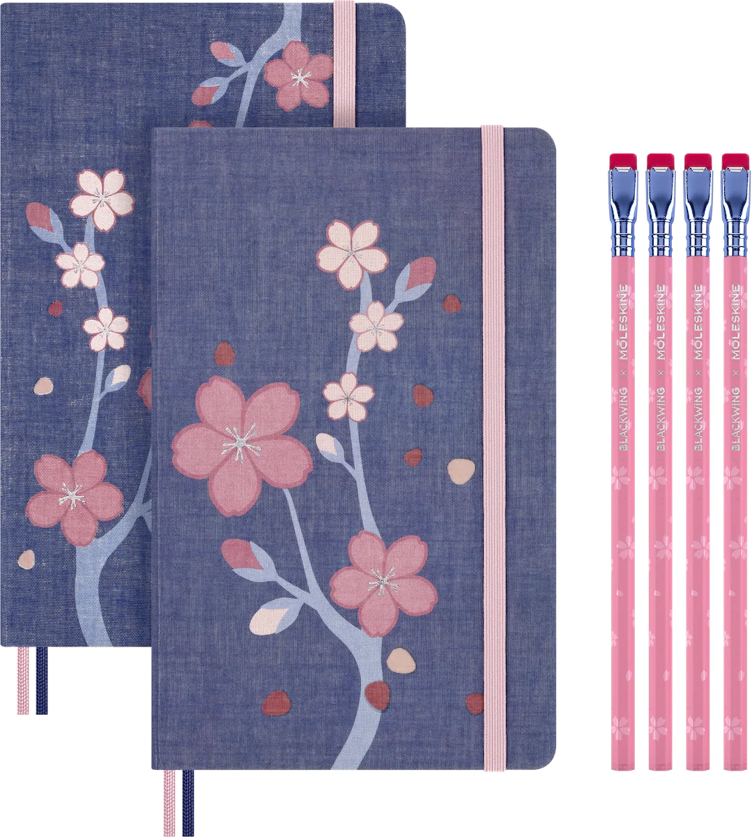 Подарунковий набір Sakura / 2 Записники + 4 Олівці Blackwing - Зображення 4