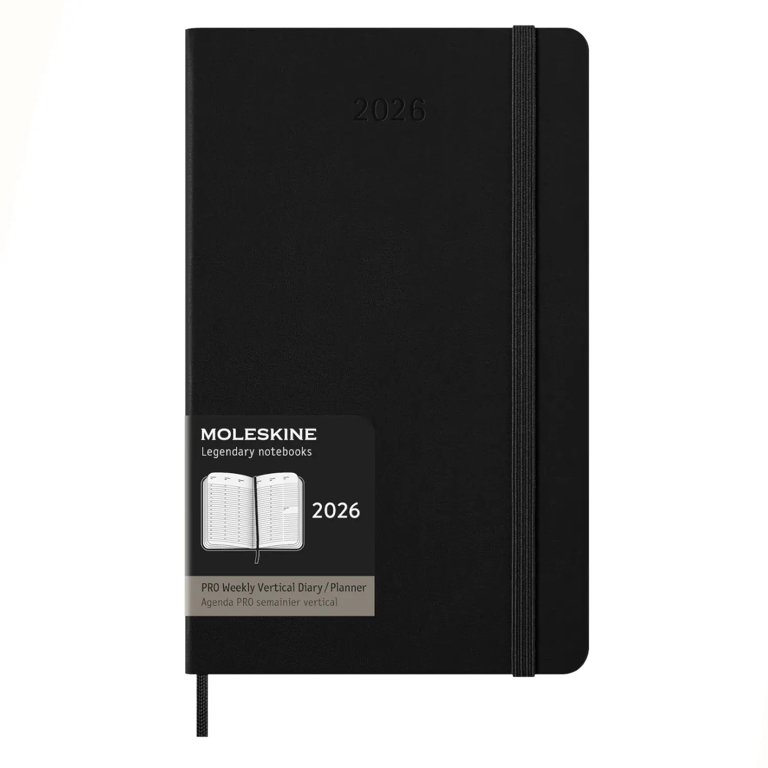Щотижневик 2026 PRO Вертикальний Чорний