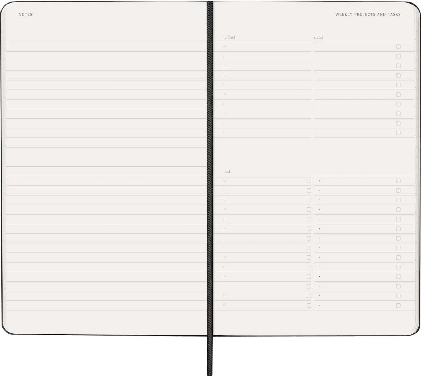 Щотижневик 2026 PRO Вертикальний Чорний - Зображення 4