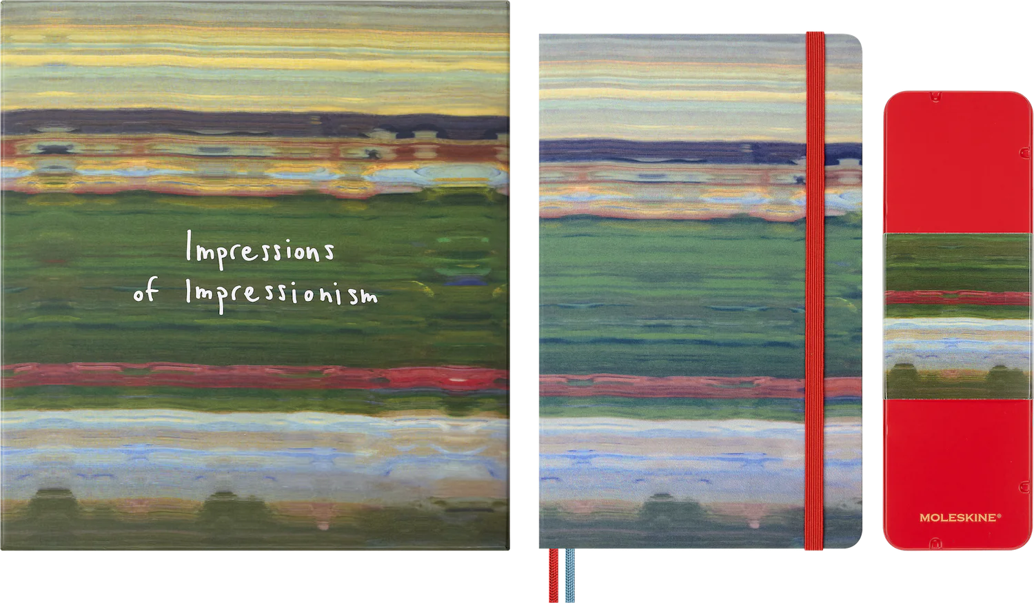 Подарунковий набір Impressionism / Записник + 6 акварельних олівців - Зображення 2