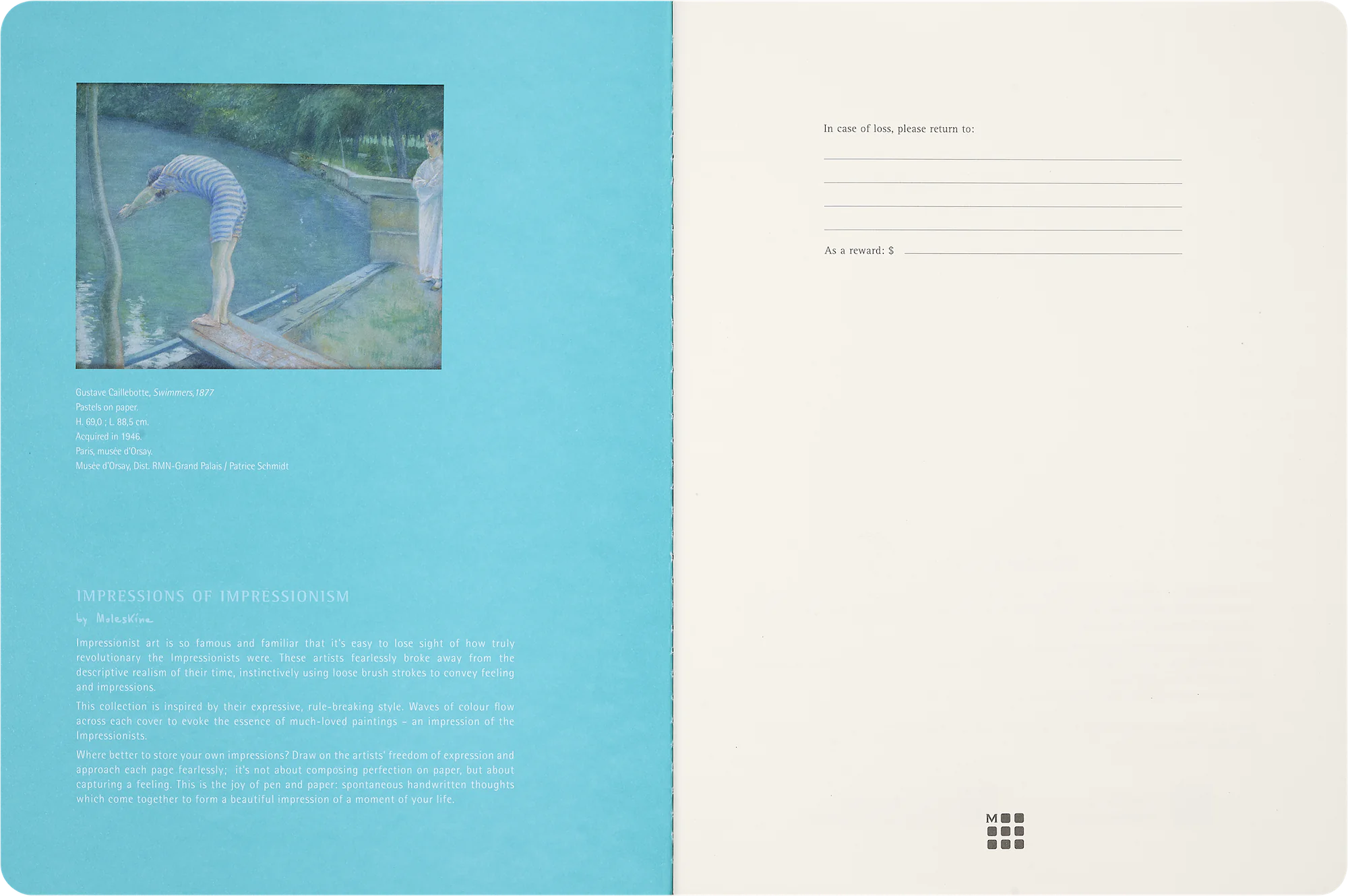 Записник Cahier Impressionism великий Лінійка - Зображення 3