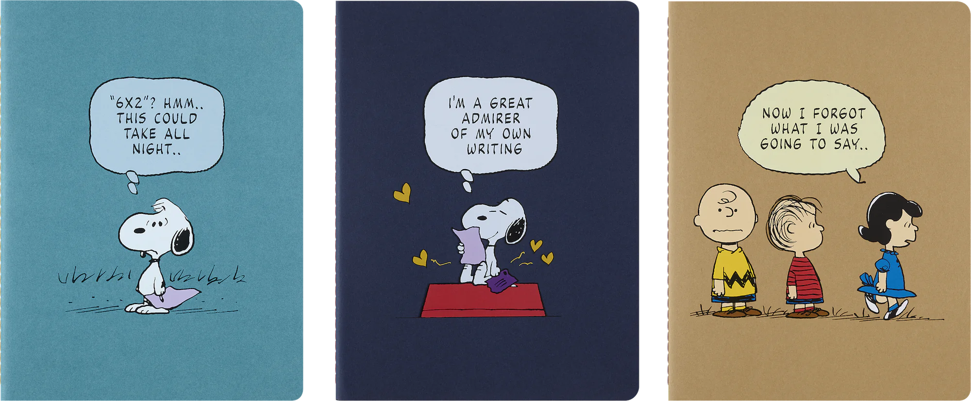Набір записників Cahier Peanuts 3 шт - Зображення 3