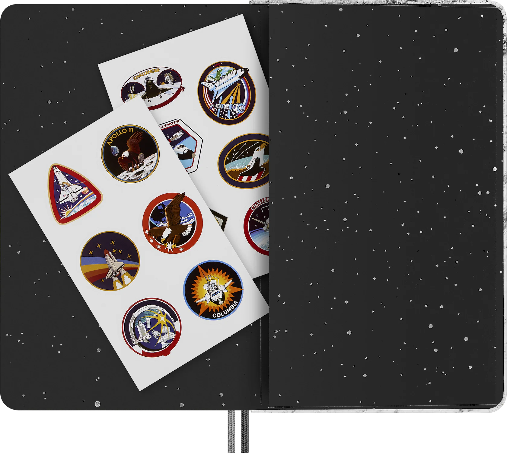 Записник NASA середній Лінійка Сірий - Зображення 7