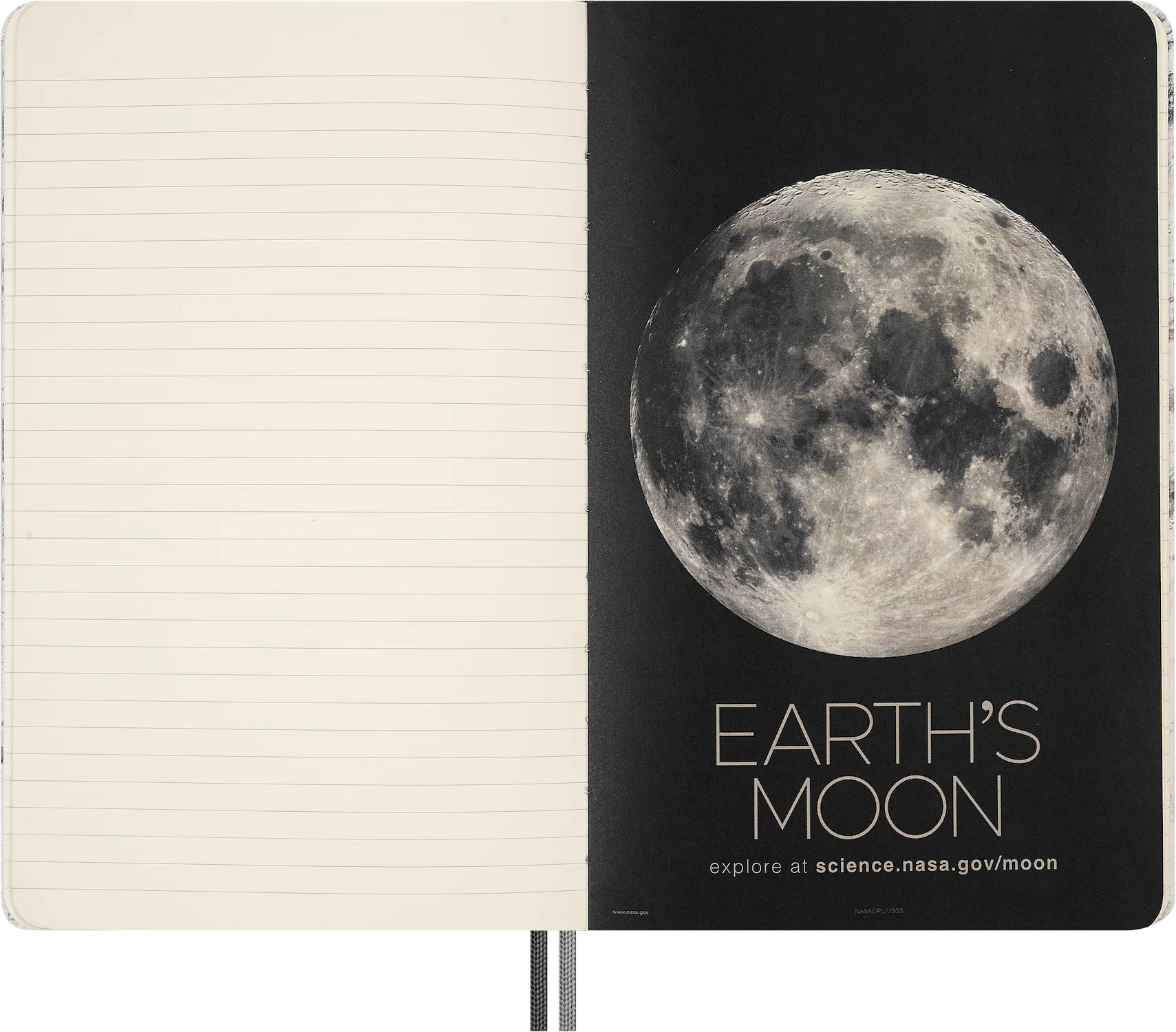 Записник NASA середній Лінійка Сірий - Зображення 8