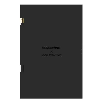 Набір Moleskine x Blackwing / 2 зошита Cahier в лінійку + 2 олівця HB