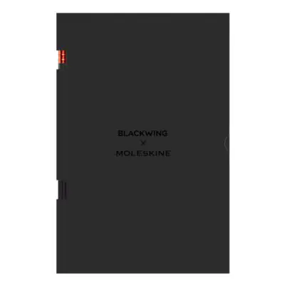 Набір Moleskine x Blackwing / 2 зошита Cahier неліновані + 2 олівця B