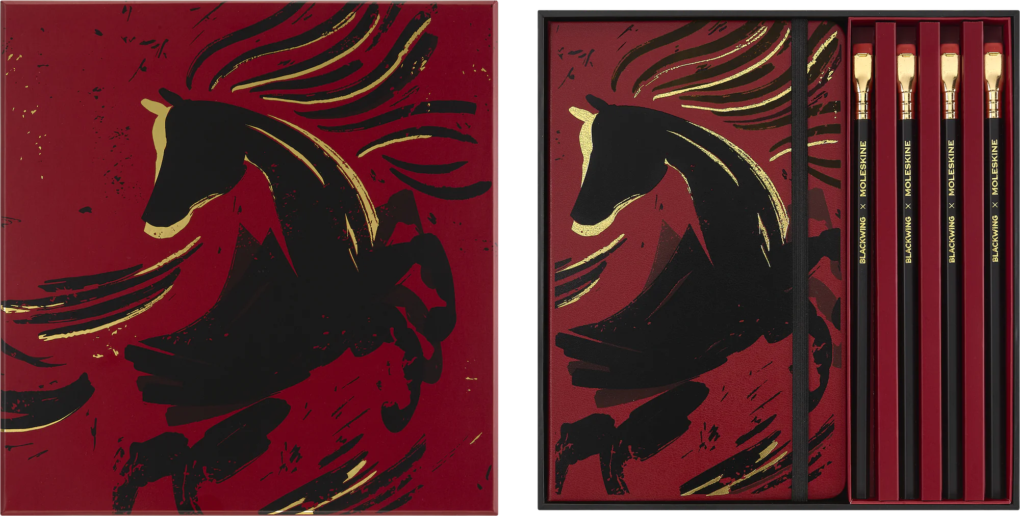 Подарунковий набір Year of the Horse (Записник + 4 олівці Blackwing) - Зображення 3
