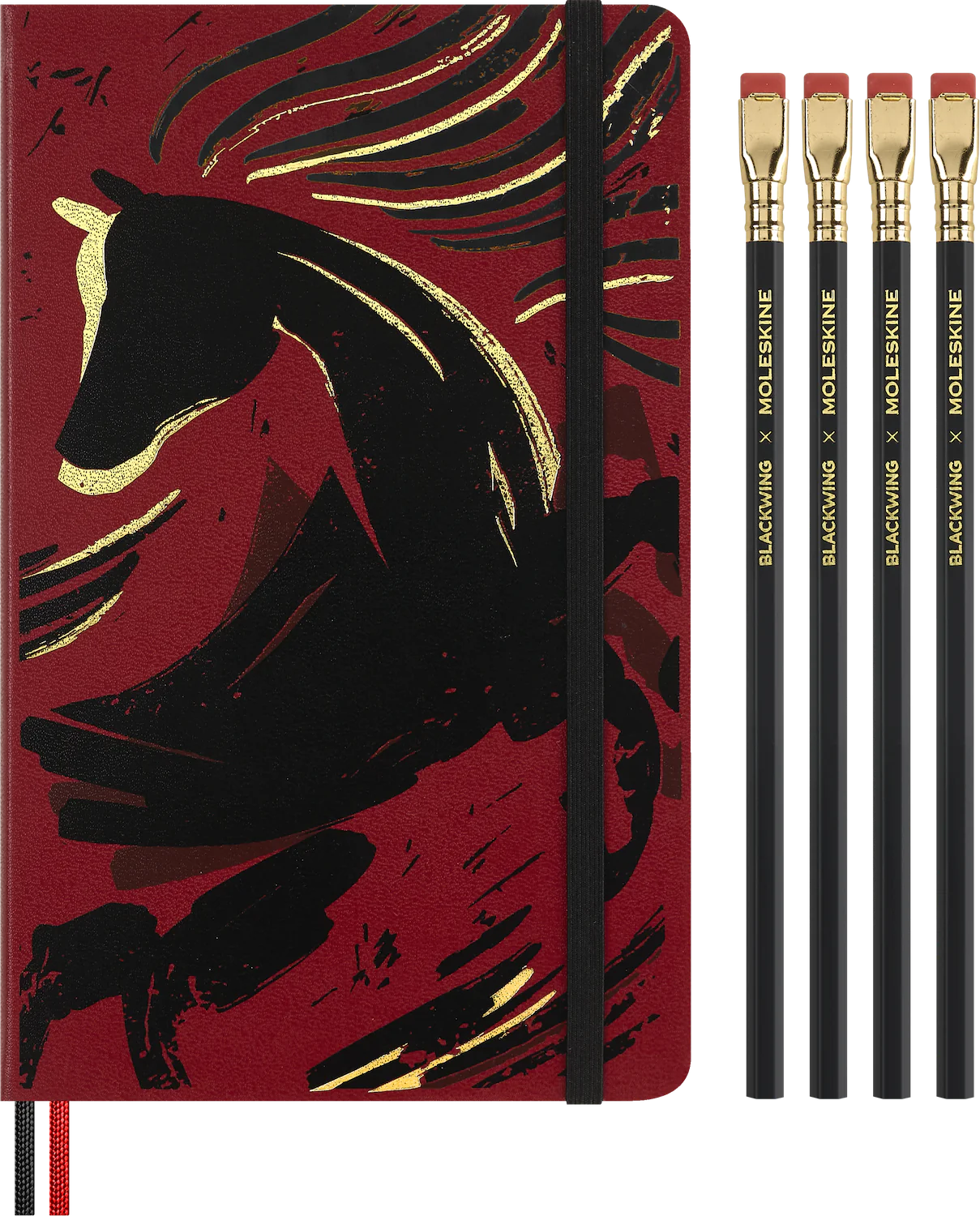 Подарунковий набір Year of the Horse (Записник + 4 олівці Blackwing) - Зображення 4